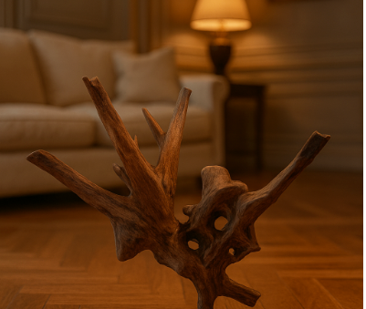 Natural Teak Root Sculpture