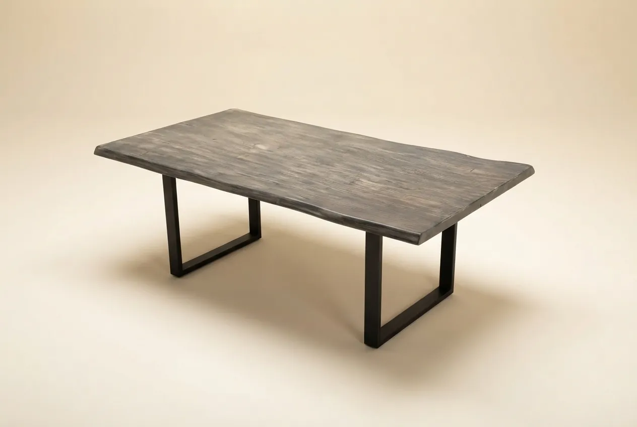 Live edge Saman wood the alder table