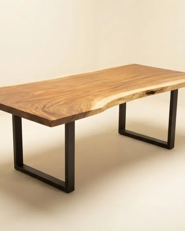 Live edge Saman wood the aurora table