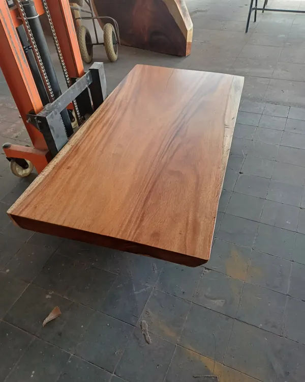 Live edge Saman wood the brook table