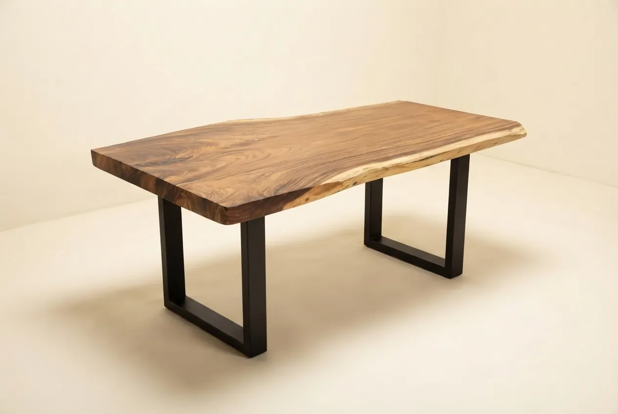 Live edge Saman wood the canyon table