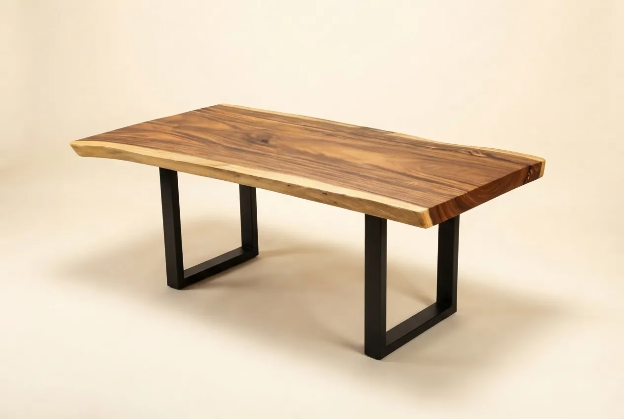 Live edge Saman wood the cedar table