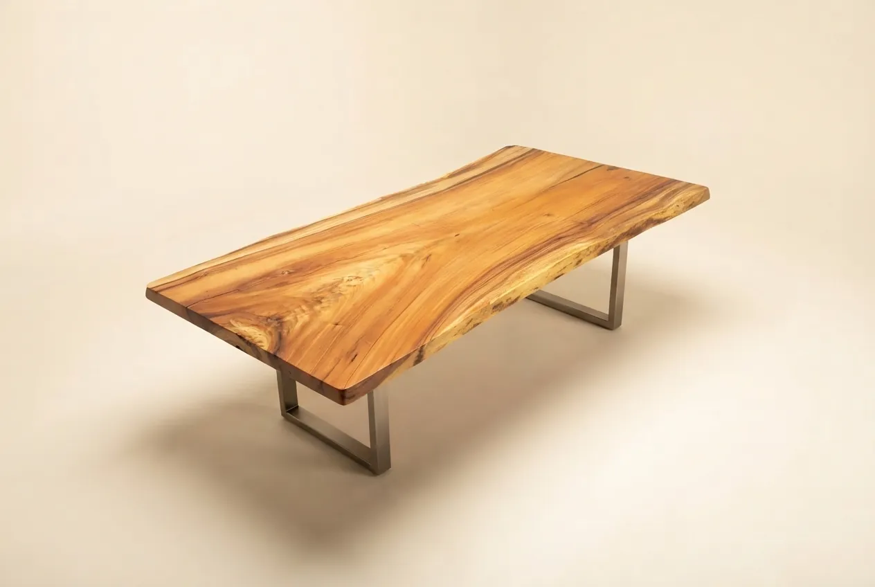 Live edge Saman wood the dawn table