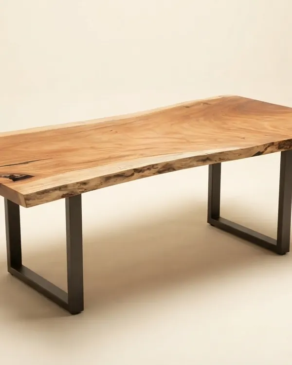 Live edge Saman wood the fern table