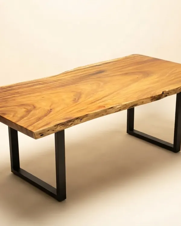 Live edge Saman wood the fjord table