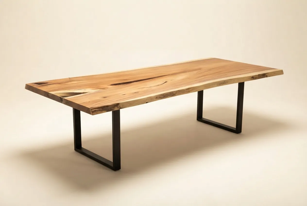 Live edge Saman wood the glade table