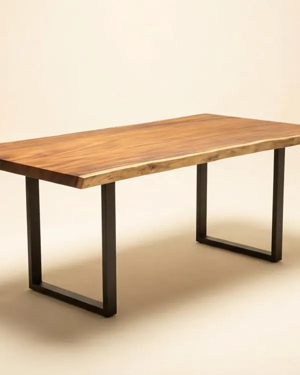 Live edge Saman wood the grove table