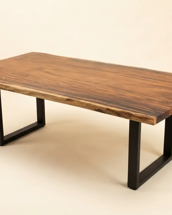 Live edge Saman wood the heron table