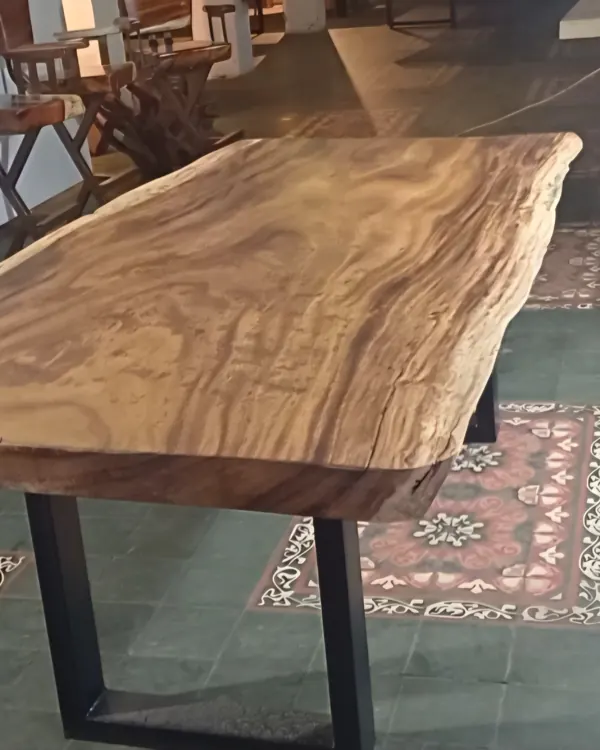 Live edge Saman wood the juniper table