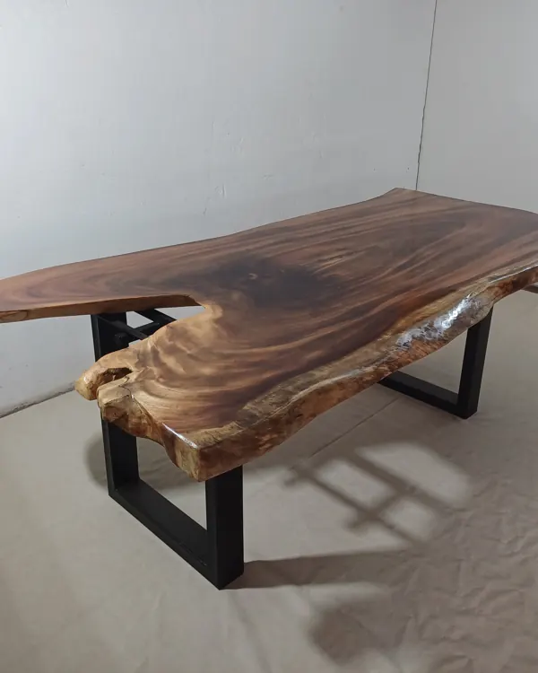 Live edge Saman wood the marsh table