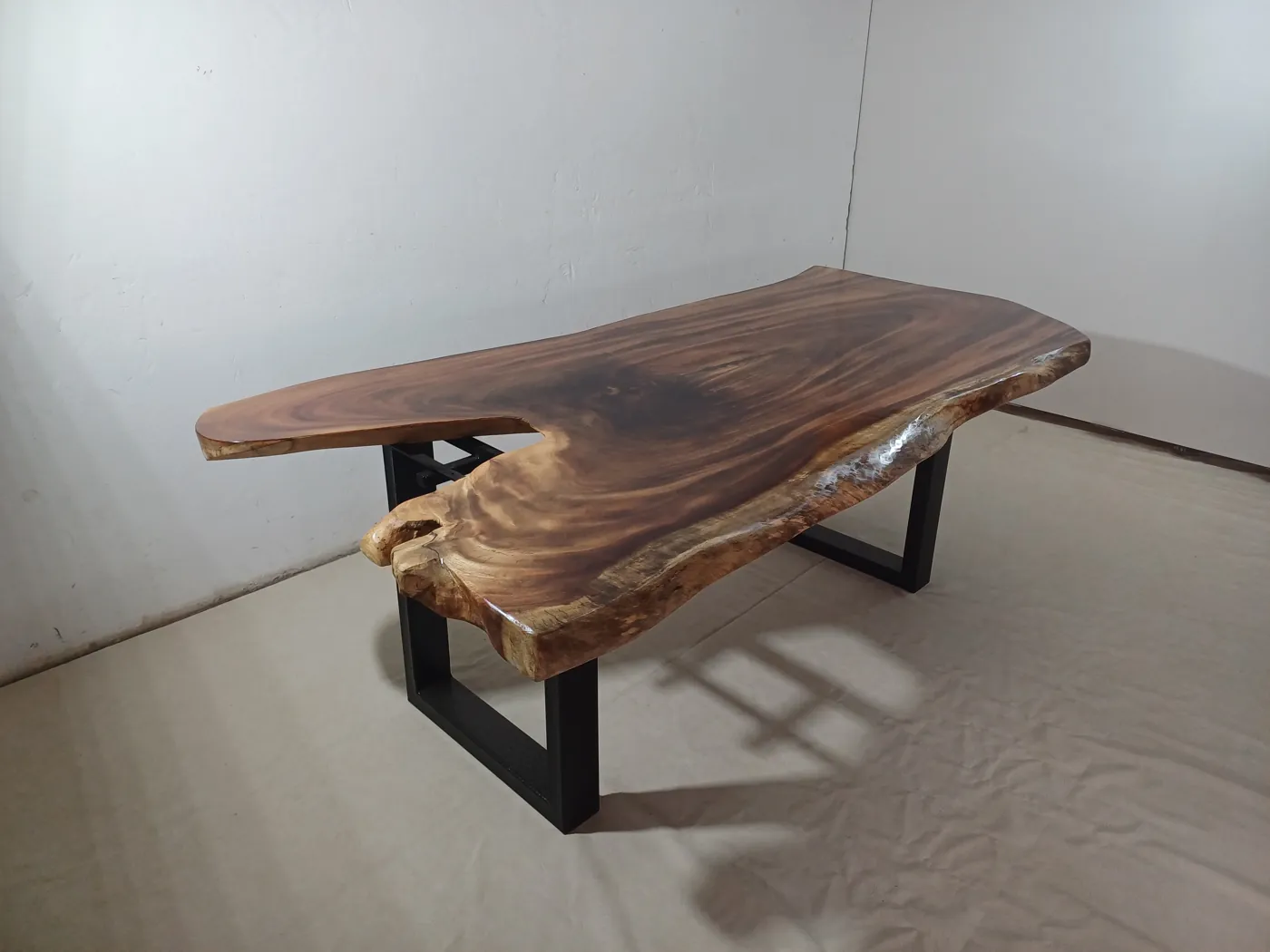 Live edge Saman wood the marsh table