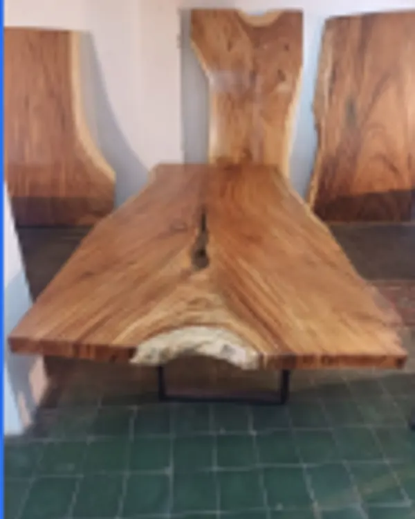 Live edge Saman wood the mist table