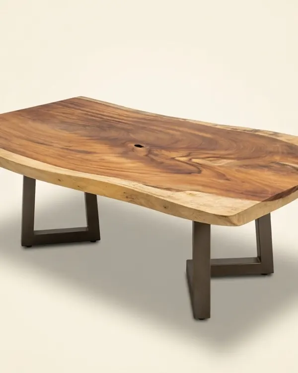 Live edge Saman wood the olive table
