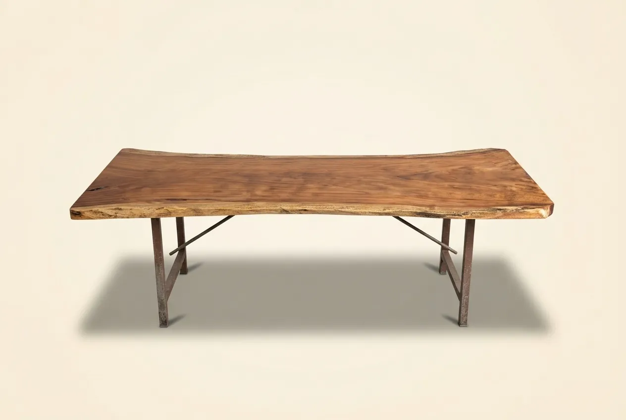Live edge Saman wood the onyx table