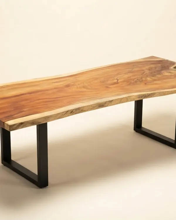 Live edge Saman wood the raven table