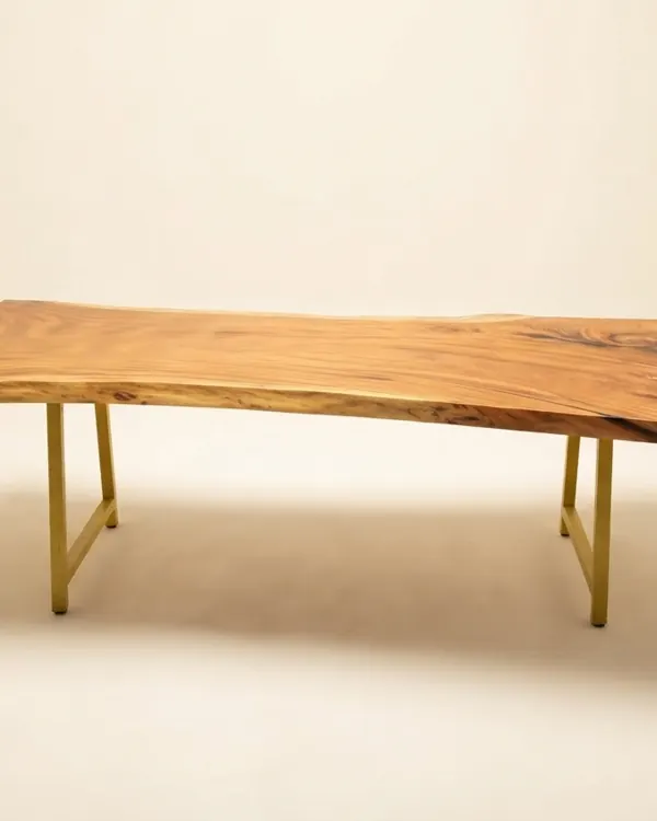 Live edge Saman wood the rowan table