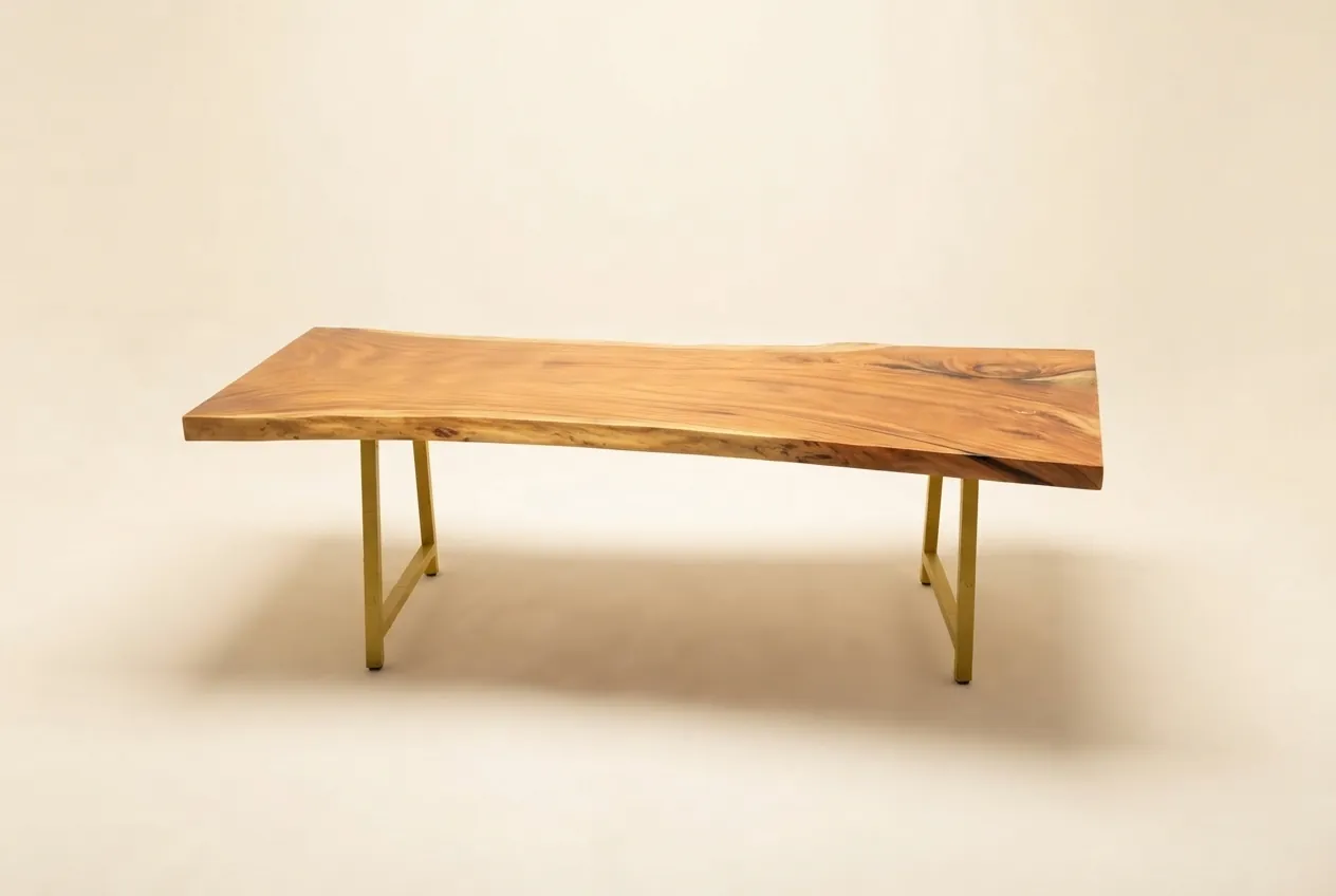 Live edge Saman wood the rowan table