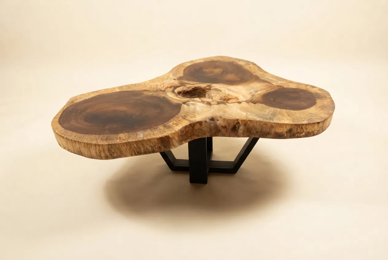 Live edge Saman wood the umber table