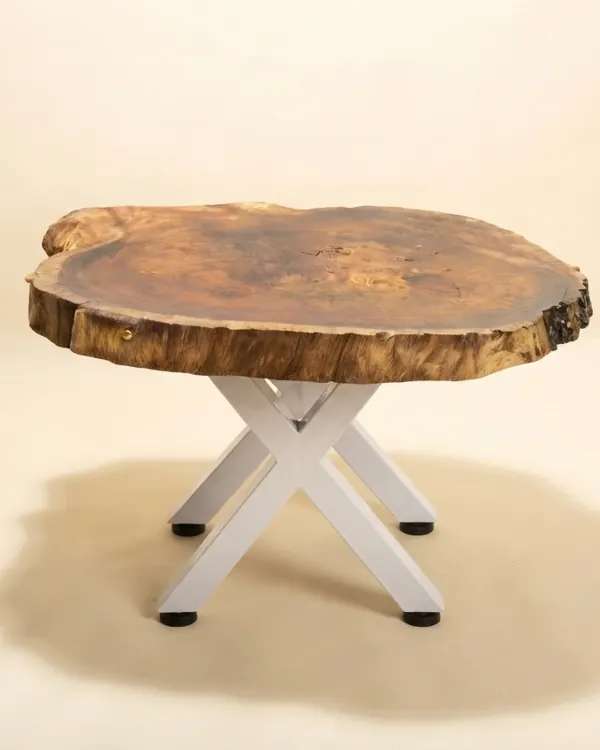 Live edge Saman wood the vale side table