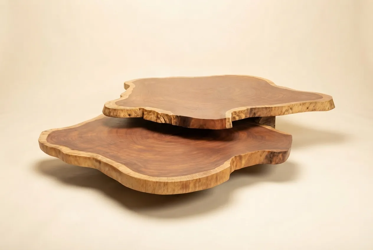 Live edge Saman wood the willow table